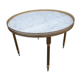 Classic neo brass and marble coffee table