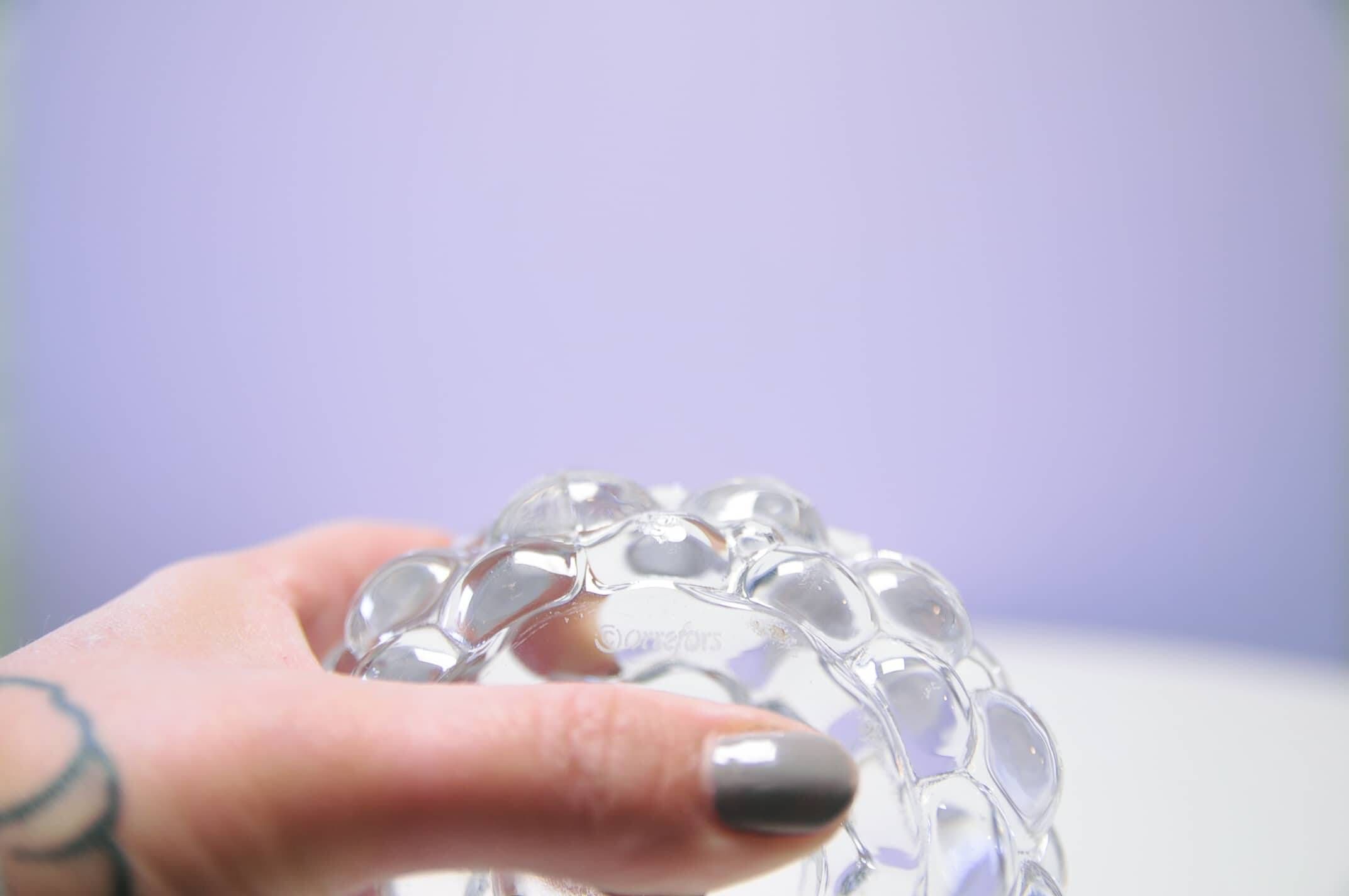 Glass tealight holder Anne Nilsson
