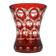 Verre Biedermeier, verre rouge, République tchèque, 19e siècle