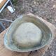 Old bronze ashtray