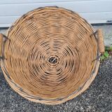 Rattan basket for apples, 1970