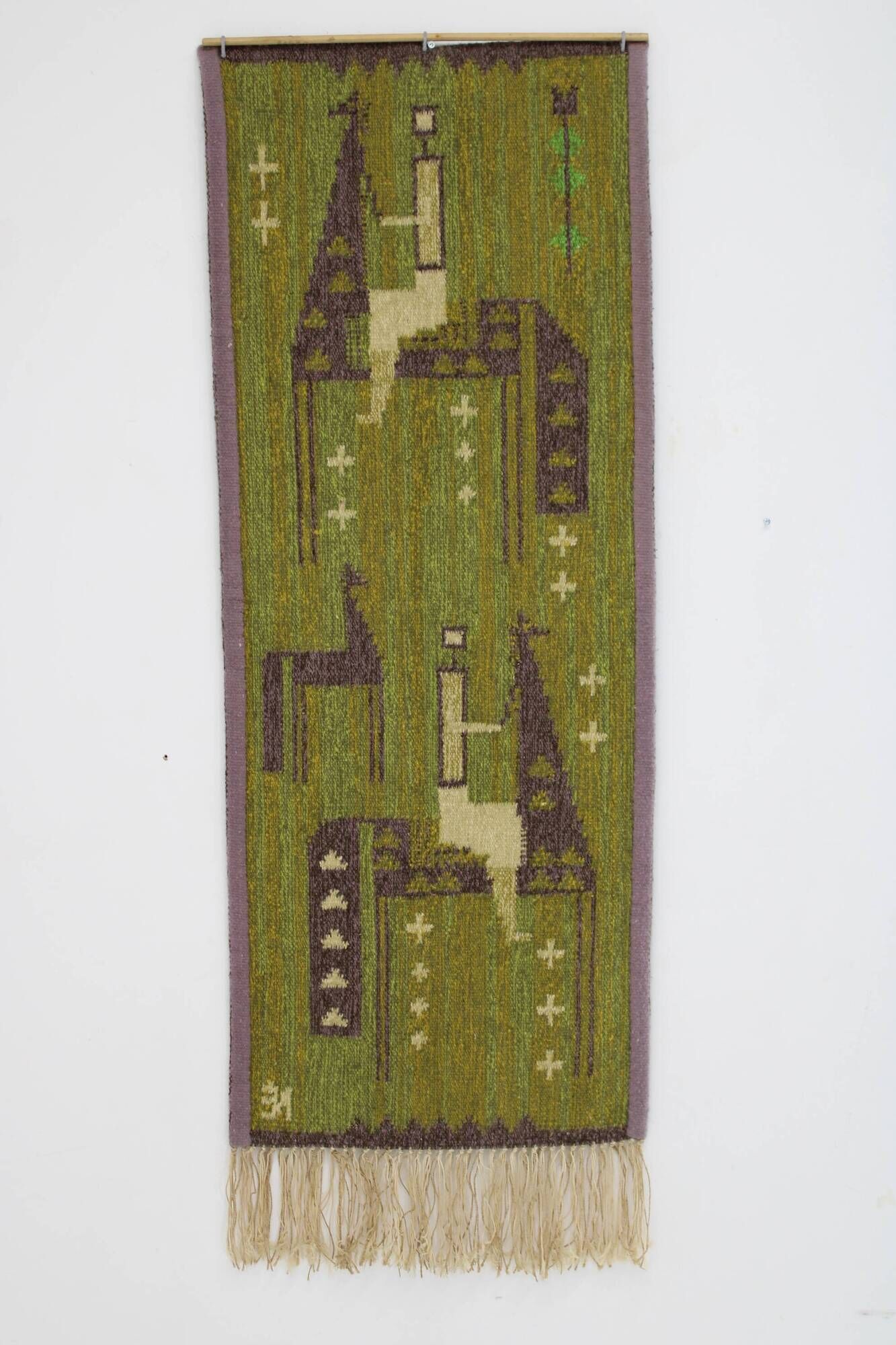 1970s Wool Tapestry , Denmark