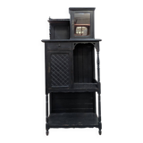 Black antique shelf