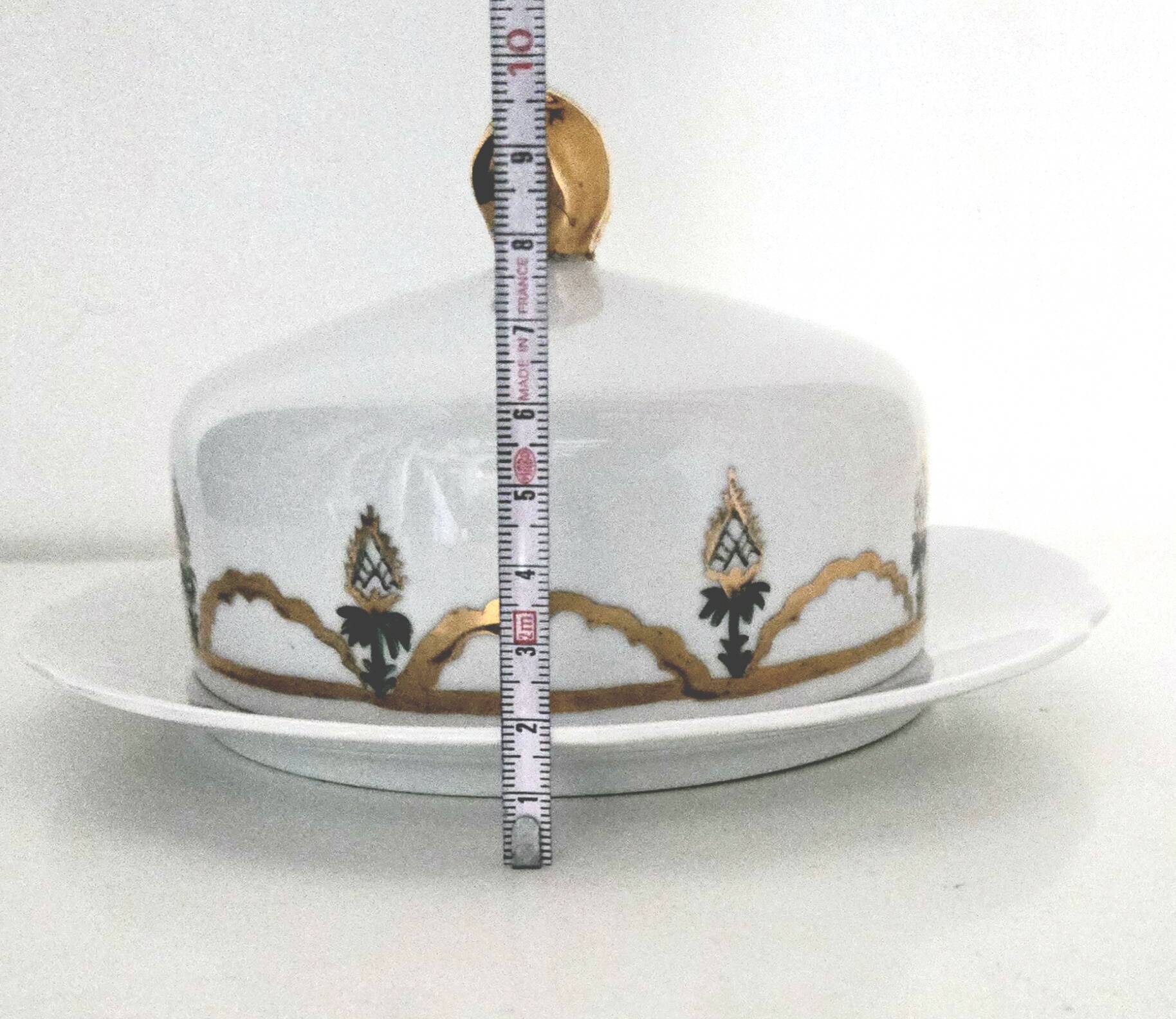 Vintage porcelain butter dish