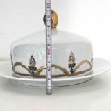 Vintage porcelain butter dish