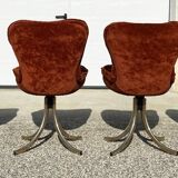 Set of 4  swivel chairs 1970