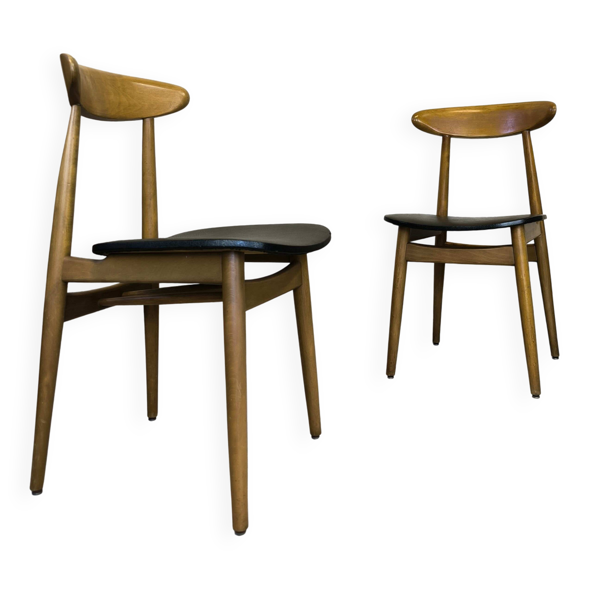 Pair of vintage Scandinavian chairs