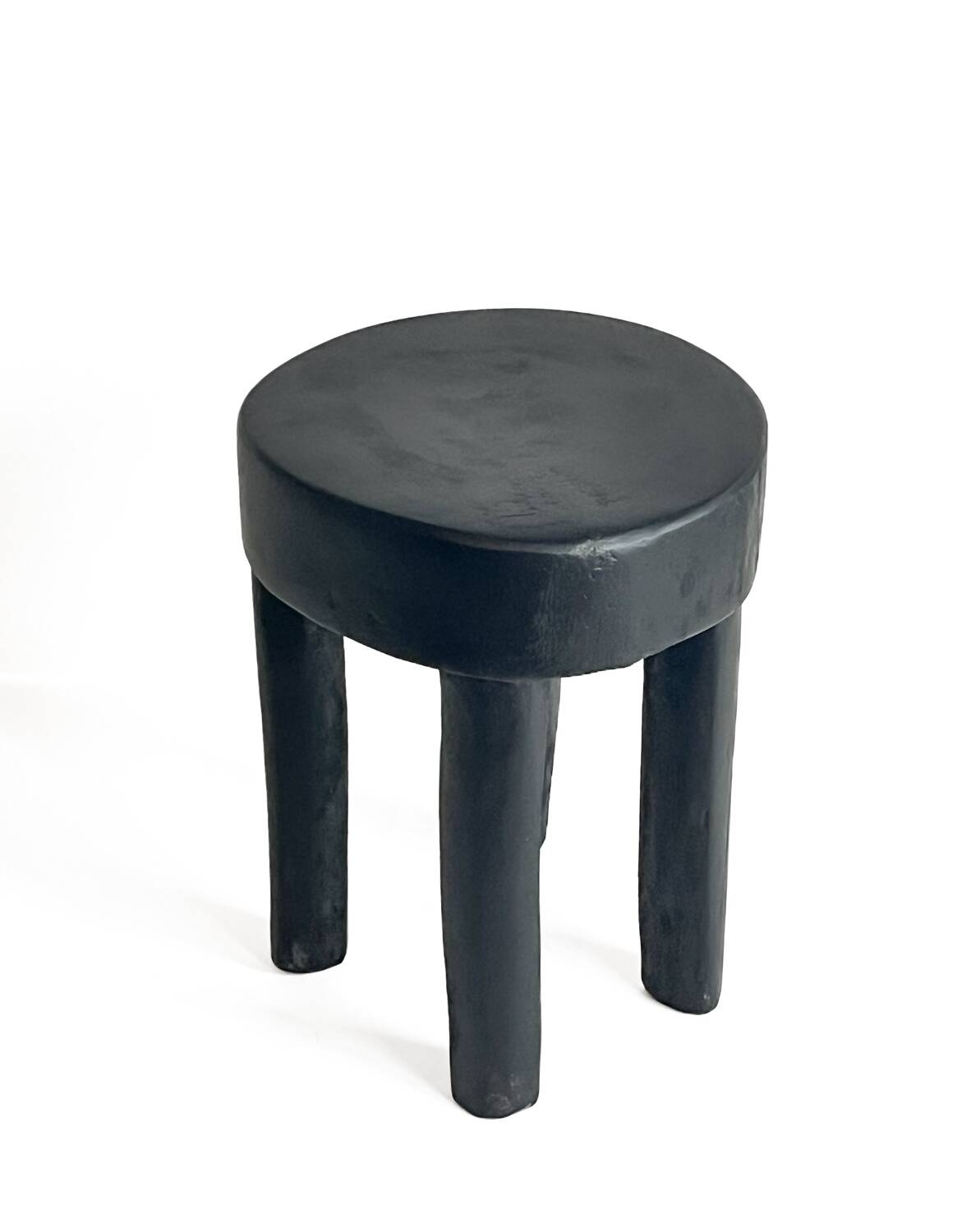 Lobi Wooden Stool L 3 - "Black Edition"