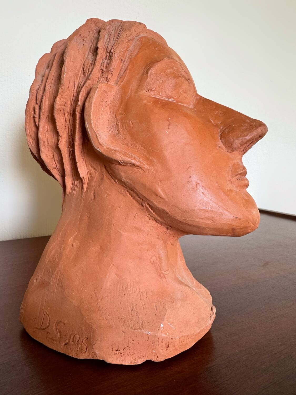 Terracotta head sculptures - 2 pieces