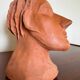 Terracotta head sculptures - 2 pieces