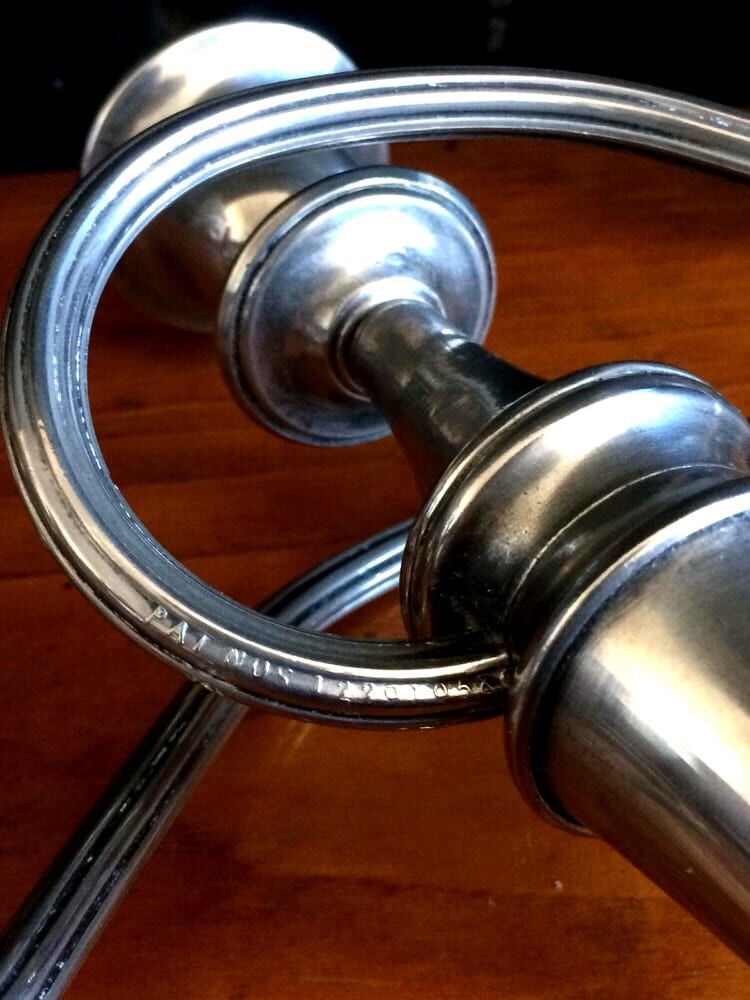 Pair of Victorian chandeliers in Silver Metal English