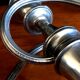 Pair of Victorian chandeliers in Silver Metal English