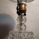 Lampe cristal transluside de 1960 a70s