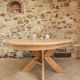 Table ronde orme style Pierre Chapo