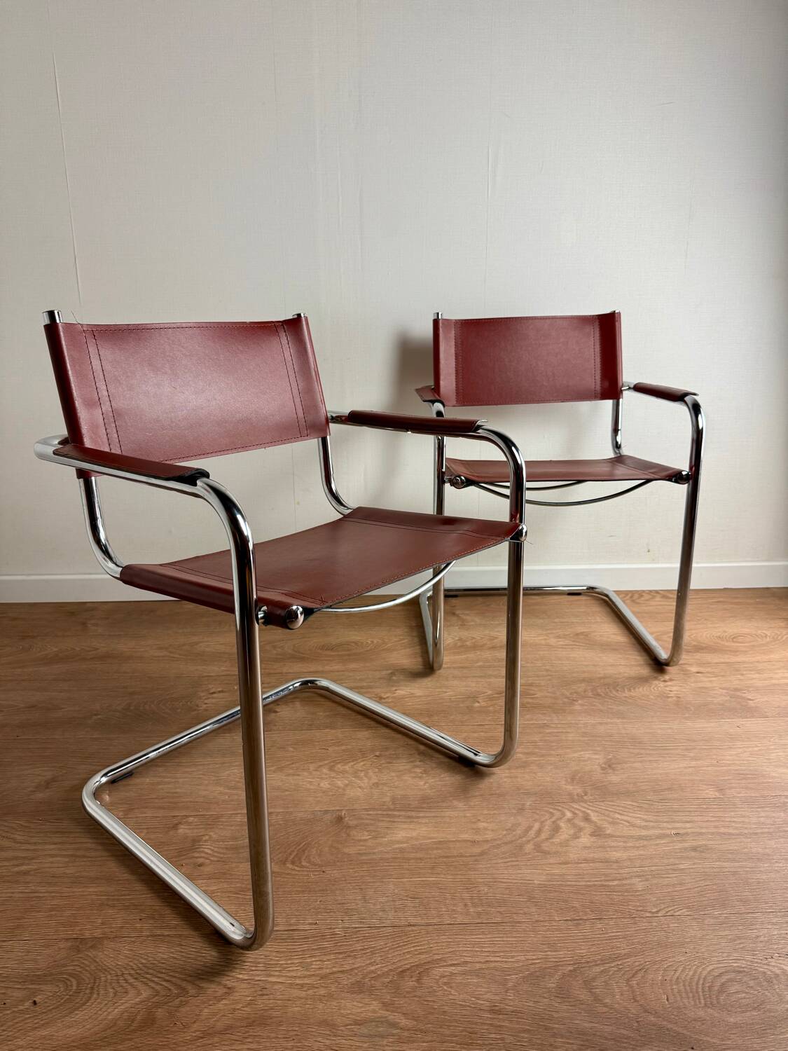 S34 armchairs in Mart Stam style