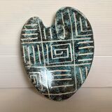 Empty pocket painter's palette geometric patterns