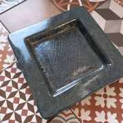 Centrepiece or large ceramic catchall in glazed ceramic signed Vila Clara.