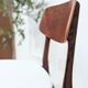 Chaises scandinave teck & tissu