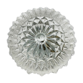 Ceiling lamp window in chiseled glass diamond tip of the 60s-70s