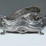 Jardinière en Bronze argenté, Victor Saglier, Art Nouveau – Fin XIXème
