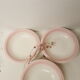 Set of 6 hollow plates, made in Italy, Ceramica CCC.