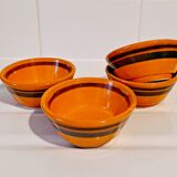 Set of earthenware cups from Gouda Holland
