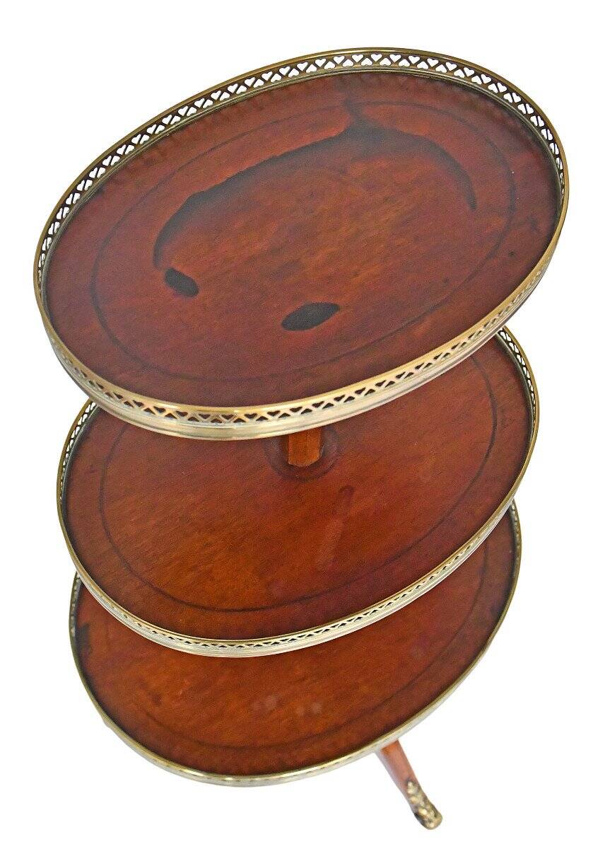 Side table called "Dumb Waiter" stamped J. Champ in Paris.