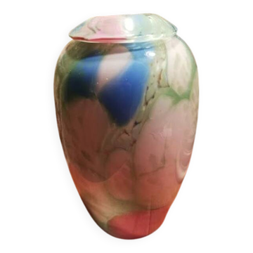 Multicoloured vase