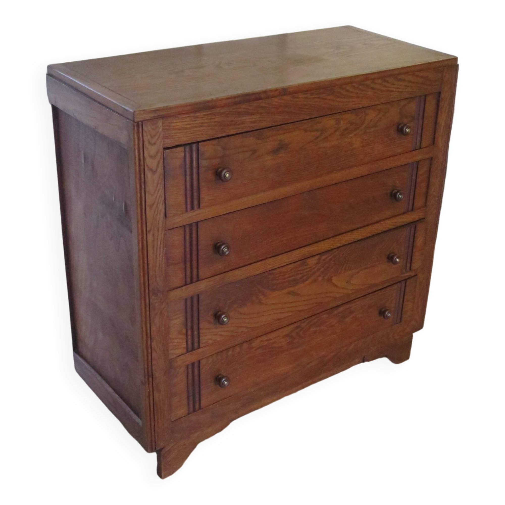 Rare - Jolie commode 4 tiroirs -Vintage - Frêne - Années 50