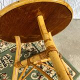 Petite table en rotin