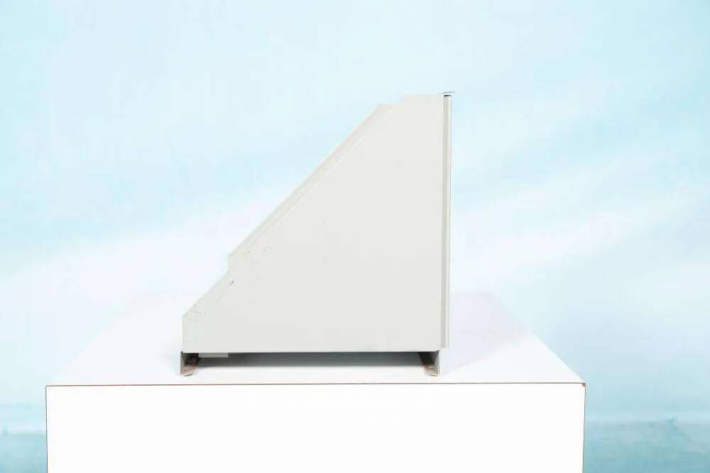 Vintage 1960s metal magazine rack, storage for single LPs.