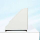 Vintage 1960s metal magazine rack, storage for single LPs.