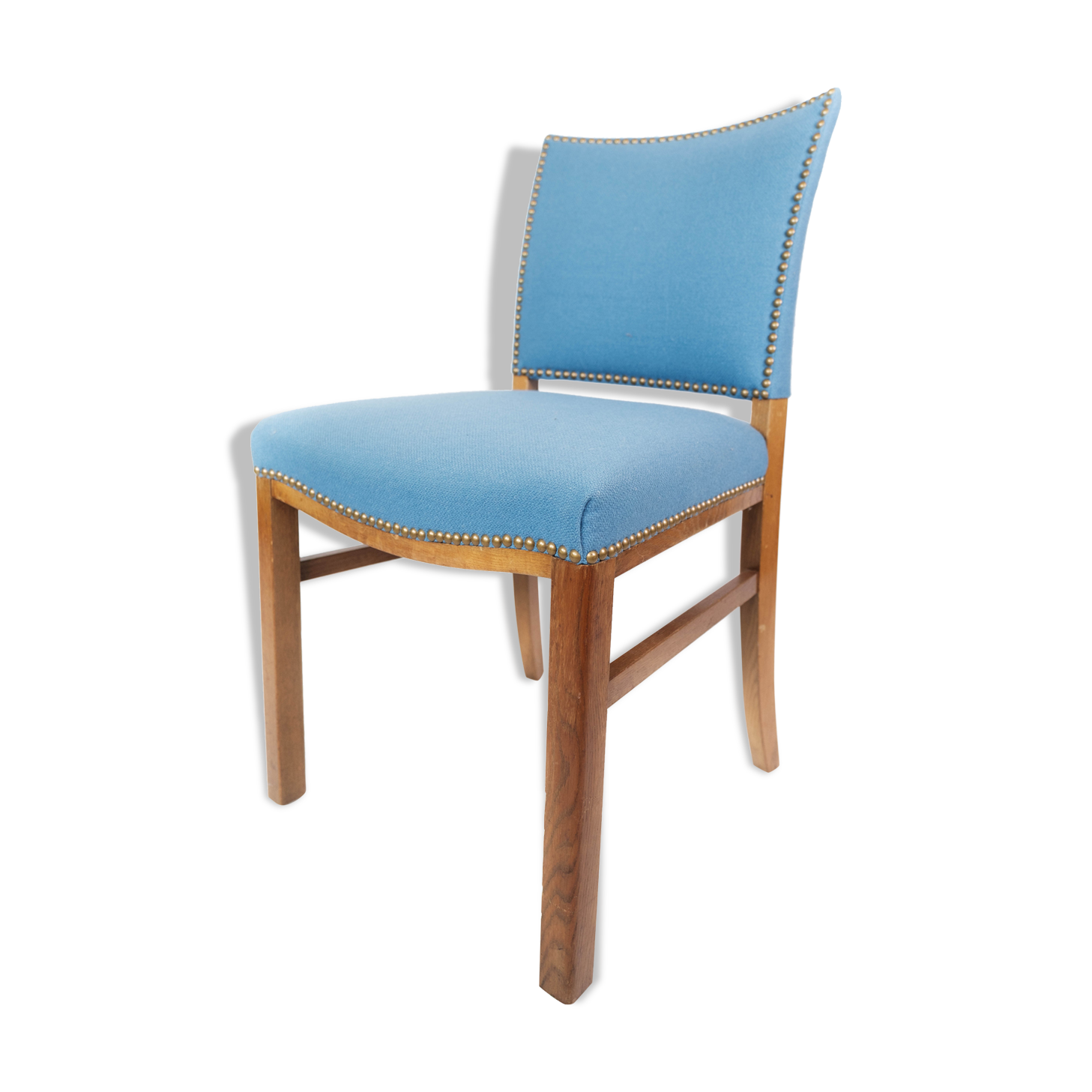Dining room chair with legs of light mahogany of danish design, 1940s
