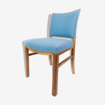 Dining room chair with legs of light mahogany of danish design, 1940s