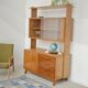 High sideboard, wooden display cabinet by Frantisek Jirak – 1960