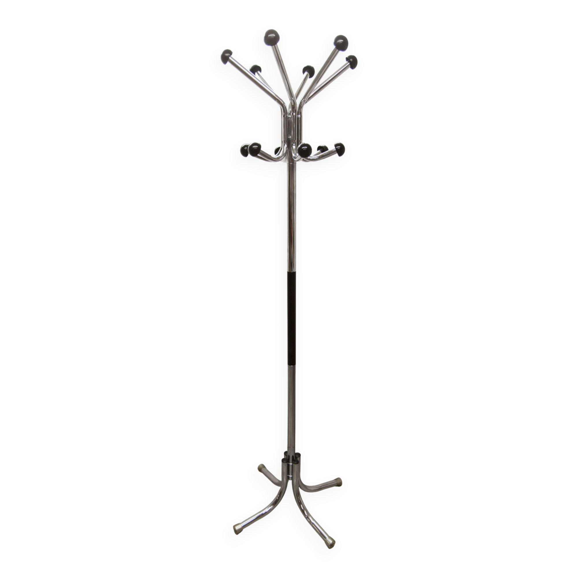 Industrial parrot coat rack 1970 12 hooks 193cm