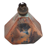 Vintage lamp, crystallized sandstone lamp, table lamp, bedside lamp, art deco, pottery, 50's