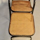 Bentwood cane armchair with mechanism and footrest