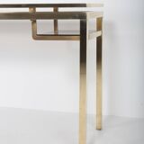 Console en laiton de Guy Lefevre, années 70