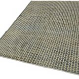 Handmade Turkish One of a Kind 154 cm x 195 cm Blue Wool Carpet