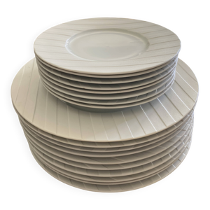 assiettes porcelaine - limoges