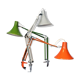Trois lampes de bureau aux couleurs italiennes