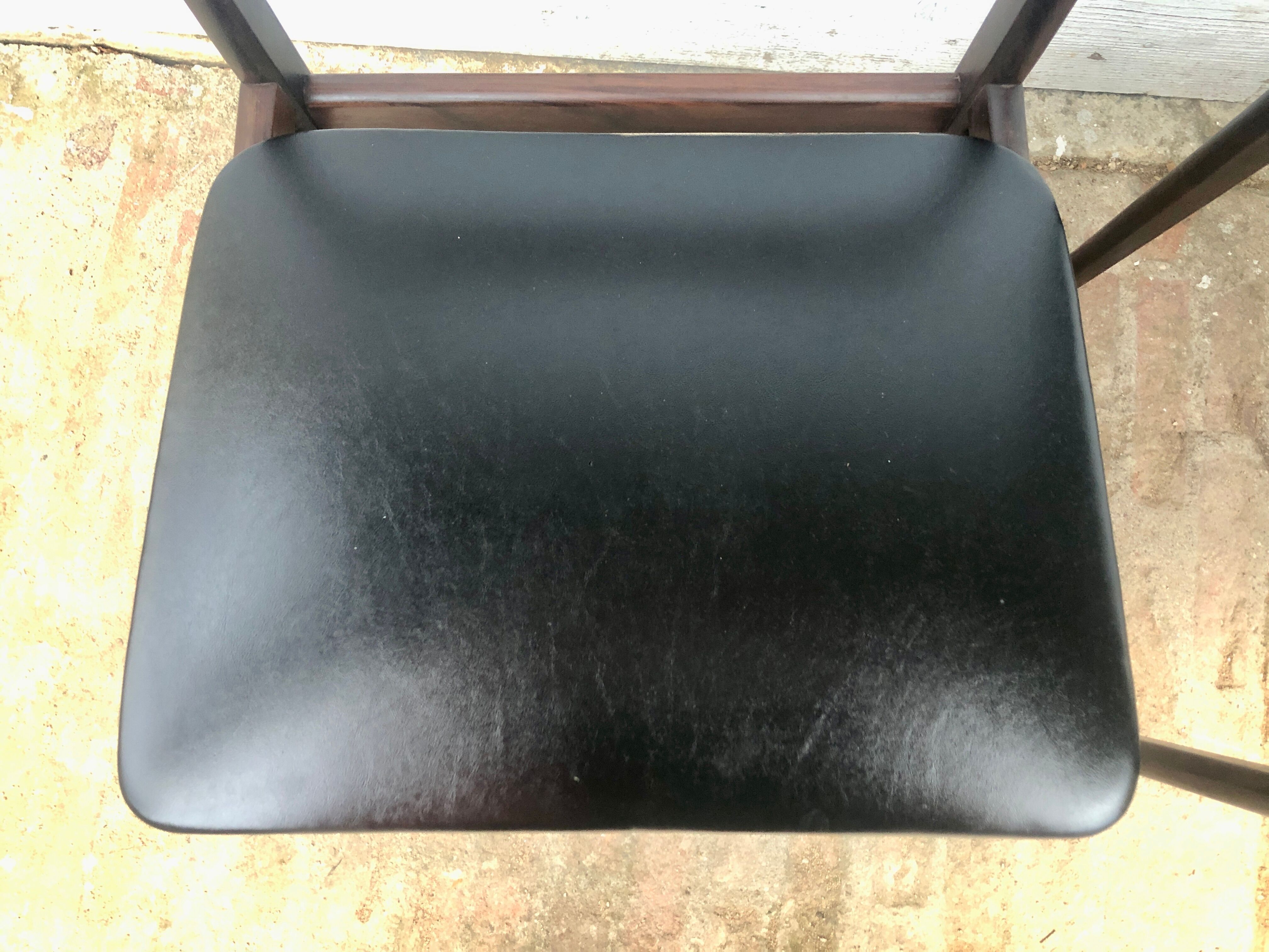 Set of 3 Danish rosewood chairs