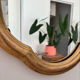Golden baroque mirror in Louis XV style