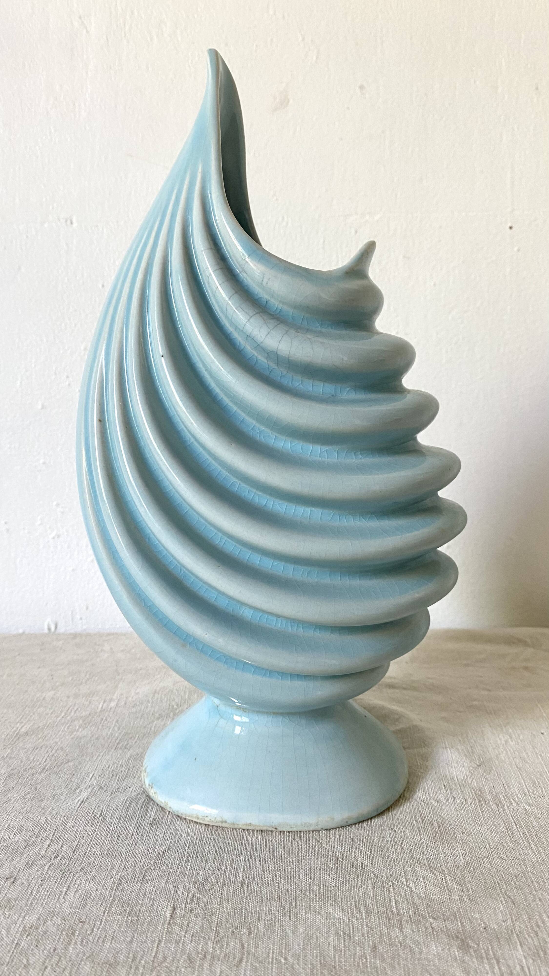 Vase en céramique art déco