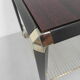 Vintage coffee table on castors with singles rack