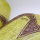 Set 2 Rare Vase Ovoïde signé F-T Legras Pare de verre Art deco 1930