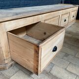 Large oak TV furniture