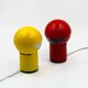 Paire de lampes Space Age italiennes Gagiplast en plastique années 70