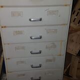Iron filing cabinet